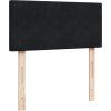 Box spring postel s matrací 90x190 cm samet [3288484] (Barva Modrá)