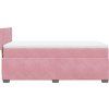 Box spring postel s matrací 90x190 cm samet [3288484] (Barva Modrá)