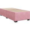 Box spring postel s matrací 90x190 cm samet [3288484] (Barva Modrá)