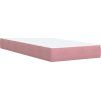 Box spring postel s matrací 90x190 cm samet [3288484] (Barva Modrá)