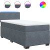Box spring postel s matrací 90x190 cm samet [3288484] (Barva Modrá)