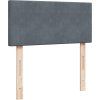 Box spring postel s matrací 90x190 cm samet [3288484] (Barva Modrá)
