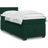 Box spring postel s matrací 90x190 cm samet [3288484] (Barva Modrá)