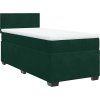 Box spring postel s matrací 90x190 cm samet [3288484] (Barva Modrá)
