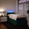 Box spring postel s matrací 90x190 cm samet [3288484] (Barva Modrá)