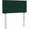 Box spring postel s matrací 90x190 cm samet [3288484] (Barva Modrá)