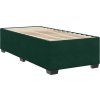 Box spring postel s matrací 90x190 cm samet [3288484] (Barva Modrá)