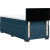 Box spring postel s matrací 90x190 cm samet [3288484] (Barva Modrá)
