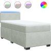 Box spring postel s matrací 90x190 cm samet [3288484] (Barva Modrá)