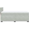 Box spring postel s matrací 90x190 cm samet [3288484] (Barva Modrá)