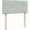 Box spring postel s matrací 90x190 cm samet [3288484] (Barva Modrá)