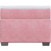 Box spring postel s matrací tmavě 90x190 cm samet [3285256] (Barva Růžová)