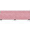 Box spring postel s matrací tmavě 90x190 cm samet [3285256] (Barva Růžová)
