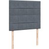 Box spring postel s matrací 120x190 cm samet [3293159]