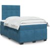 Box spring postel s matrací 120x190 cm samet [3293159]
