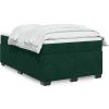 Box spring postel s matrací 120x190 cm samet [3285270] (Barva Tmavě šedá)