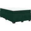 Box spring postel s matrací 120x190 cm samet [3285270] (Barva Tmavě šedá)
