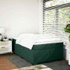 Box spring postel s matrací 120x190 cm samet [3285270] (Barva Tmavě šedá)