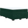 Box spring postel s matrací 120x190 cm samet [3285270] (Barva Tmavě šedá)