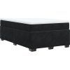 Box spring postel s matrací 120x190 cm samet [3285270] (Barva Tmavě šedá)