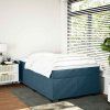 Box spring postel s matrací 120x190 cm samet [3285270] (Barva Tmavě šedá)