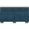 Box spring postel s matrací 120x190 cm samet [3285270] (Barva Tmavě šedá)