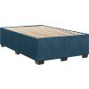 Box spring postel s matrací 120x190 cm samet [3285270] (Barva Tmavě šedá)