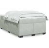 Box spring postel s matrací 120x190 cm samet [3285270] (Barva Tmavě šedá)