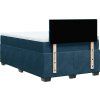 Box spring postel s matrací 120x190 cm samet [3286260] (Barva Černá)