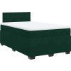 Box spring postel s matrací 120x190 cm samet [3286260] (Barva Černá)