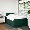 Box spring postel s matrací 120x190 cm samet [3286260] (Barva Černá)