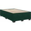 Box spring postel s matrací 120x190 cm samet [3286260] (Barva Černá)