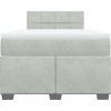 Box spring postel s matrací 120x190 cm samet [3286260] (Barva Černá)