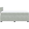 Box spring postel s matrací 120x190 cm samet [3286260] (Barva Černá)