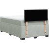 Box spring postel s matrací 120x190 cm samet [3286260] (Barva Černá)
