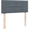 Box spring postel s matrací 120x190 cm samet [3286260] (Barva Černá)