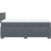 Box spring postel s matrací 120x190 cm samet [3286260] (Barva Černá)