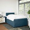 Box spring postel s matrací 120x190 cm samet [3286260] (Barva Černá)