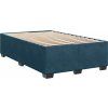 Box spring postel s matrací 120x190 cm samet [3286260] (Barva Černá)