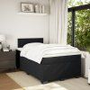 Box spring postel s matrací 120x190 cm samet [3286260] (Barva Černá)