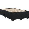 Box spring postel s matrací 120x190 cm samet [3286260] (Barva Černá)