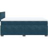 Box spring postel s matrací 120x190 cm samet [3286260] (Barva Černá)