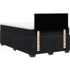 Box spring postel s matrací 120x190 cm samet [3286260] (Barva Černá)