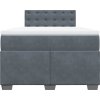 Box spring postel s matrací 120x190 cm samet [3286274] (Barva Modrá)