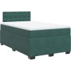 Box spring postel s matrací 120x190 cm samet [3286274] (Barva Modrá)