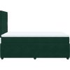 Box spring postel s matrací 120x190 cm samet [3292289] (Barva Tmavě zelená)