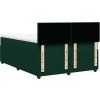 Box spring postel s matrací 140x190 cm samet [3287734] (Barva Světle šedá)