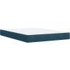 Box spring postel s matrací 140x190 cm samet [3293207] (Barva Tmavě šedá)