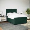 Box spring postel s matrací 140x190 cm samet [3293207] (Barva Tmavě šedá)