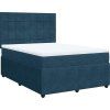 Box spring postel s matrací tmavě 140x190 cm samet [3292334] (Barva Světle šedá)